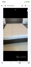 Letto matrimoniale contenitore con rete