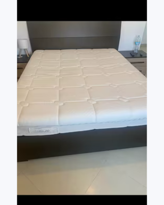 Letto matrimoniale contenitore con rete