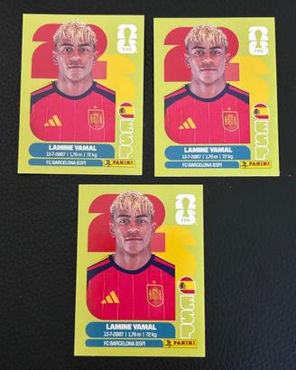 LOTTO FIGURINE PANINI FIFA WORL CUP 2026 -  YAMAL