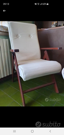 Sdraio legno e pelle