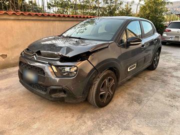 Citroen C3 1.2 Benzina 83CV - 2023 Incidentata