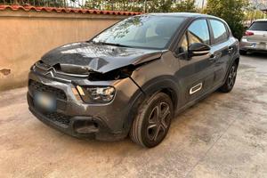 Citroen C3 1.2 Benzina 83CV - 2023 Incidentata