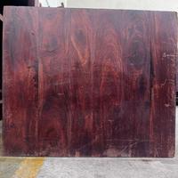 Tavolino Basso in Legno Massello Mogano