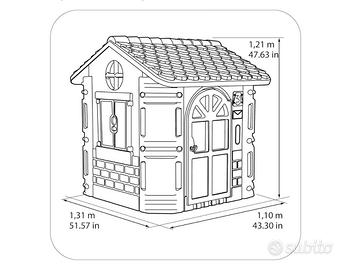 Casetta per bambini FEBER HOUSE