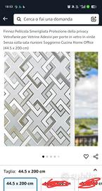 pellicola adesiva per vetri