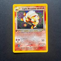 Carta Pokemon Light Arcanine Ita Prima Edizione
