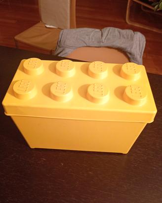 SCATOLA LEGO con mattoncini lego misti