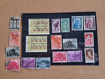 Francobolli POSTE VATICANE quartine 1931, 1936 ...