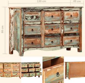 Cassettiera massello stile