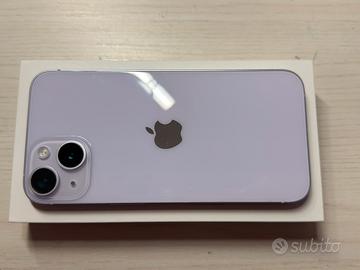 Iphone 14 128 gb + cavo di ricarica e cover