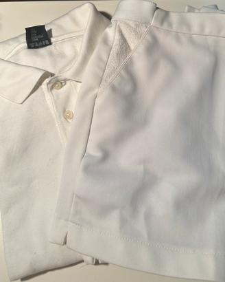 Completo tennis uomo XL bianco