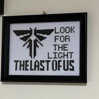 Quadretto punto croce the last of us