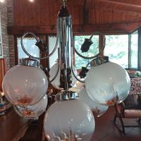 lampadario vintage anni 70 