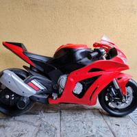 Moto elettrica bambino con rotelle removibili