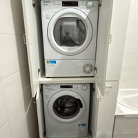 Mobile colonna porta lavatrice e asciugatrice