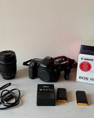 CANON EOS 70D + EF-S 18-135 STM + 3 batterie