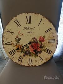 Orologio fiori da parete