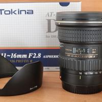 Tokina ATX PRO SD 11-16 F. 2.8 DX II per Canon