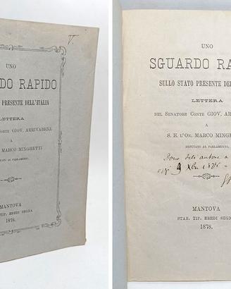 UNO SGUARDO RAPIDO SU STATO PRESENTE DELL'ITALIA