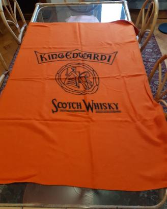 plaid pubblicità Whisky King Edward I vintage