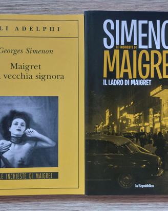GEORGES SIMENON - LOTTO 2 LIBRI