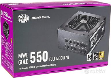 Alimentatore Cooler Master 550W 80+ GOLD