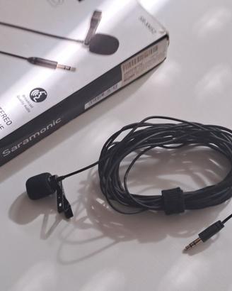 Microfono clip intervista Saramonic Sr-Xms2