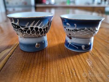 Tazze da sakè in porcellana