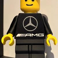 Omino Lego XXL 20cm Mercedes AMG