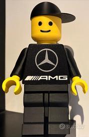 Omino Lego XXL 20cm Mercedes AMG