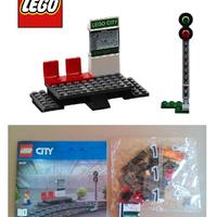 LEGO Train - Pensilina + Semaforo da 60197 NUOVI