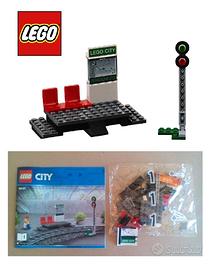 LEGO Train - Pensilina + Semaforo da 60197 NUOVI