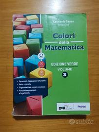 libro di matematica (colori della matematica) 