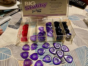 15 plettri BIG Stubby della Dunlop 2.0mm