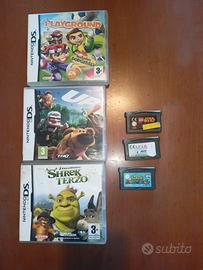 lotto 3 giochi Nintendo Ds + 3 giochi GBA 