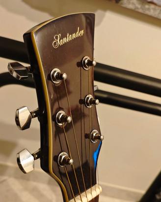Chitarra acustica Santander con custodia
