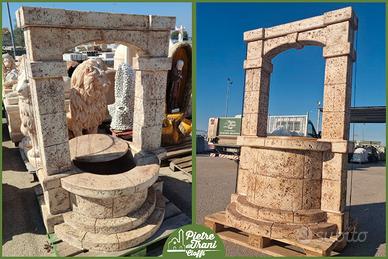 Pozzo Arco da Giardino cm. 120x120x180/195 h.