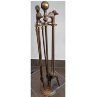 Attizzatoio vintage in ottone anni 70