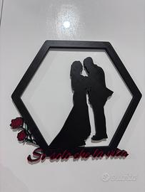 Cornice personalizzata San Valentino
