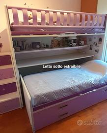 Struttura letto a castello Moretti Compact