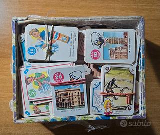 Lotto Scatola Figurine Punti Mira Lanza Anni 60/70