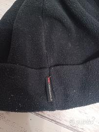Berretto nero in pile Fratelli Campagnolo