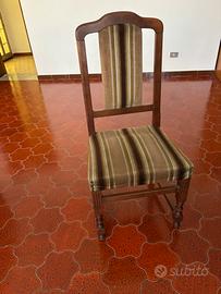 Sedie in legno da soggiorno