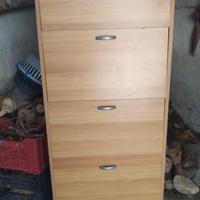 Scarpiera con 5 ante