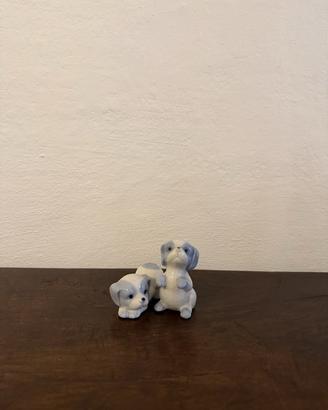 Coppia cagnolini porcellana Made in Japan