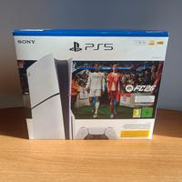 PS5 Slim disco nuova + FIFA26 +
scontrino garanzia