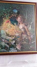 Quadro "Fata della luce" - composizione puzzle