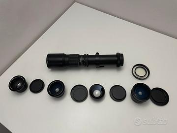 Obiettivi vari attacco a vite fish-eye converter