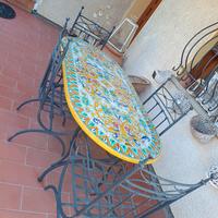 tavoli giardino in  ceramica di Derura