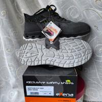 Scarpa da lavoro S1P ESD pelle scamosciata grigio